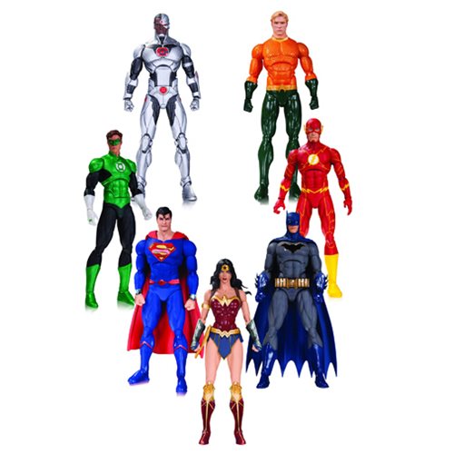 Justice League DC Rebirth Action Figure 7-Pack